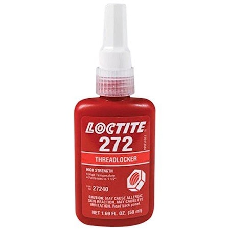 Loctite 272TM Threadlocker, High Strength/High Temperature 50 ml Bottle LOC88442